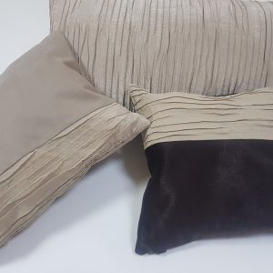 Комплект декоративних подушок Lumelle Simple 50х30см 1шт 33х26см 1шт 30х25см 1шт бежеві (п_0609)