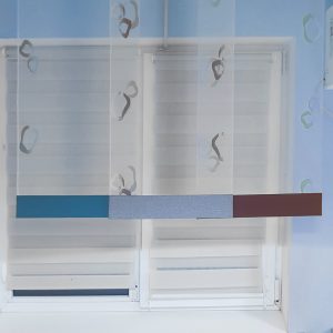 Комплект панельних фіранок Lumelle Abstract 3шт карниз 140см різнокольоровий (10_9_1п)