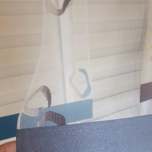 Комплект панельних фіранок Lumelle Abstract 3шт карниз 140см різнокольоровий (10_9_1п)
