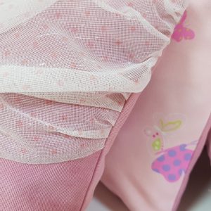 Комплект декоративних подушок Lumelle Метелики 40х40см 4шт рожеві (п_0618)