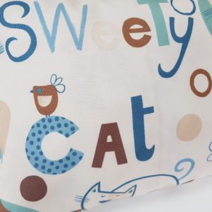 Комплект декоративних подушок Lumelle Cats 45х35см 3шт молочні (п_0626)