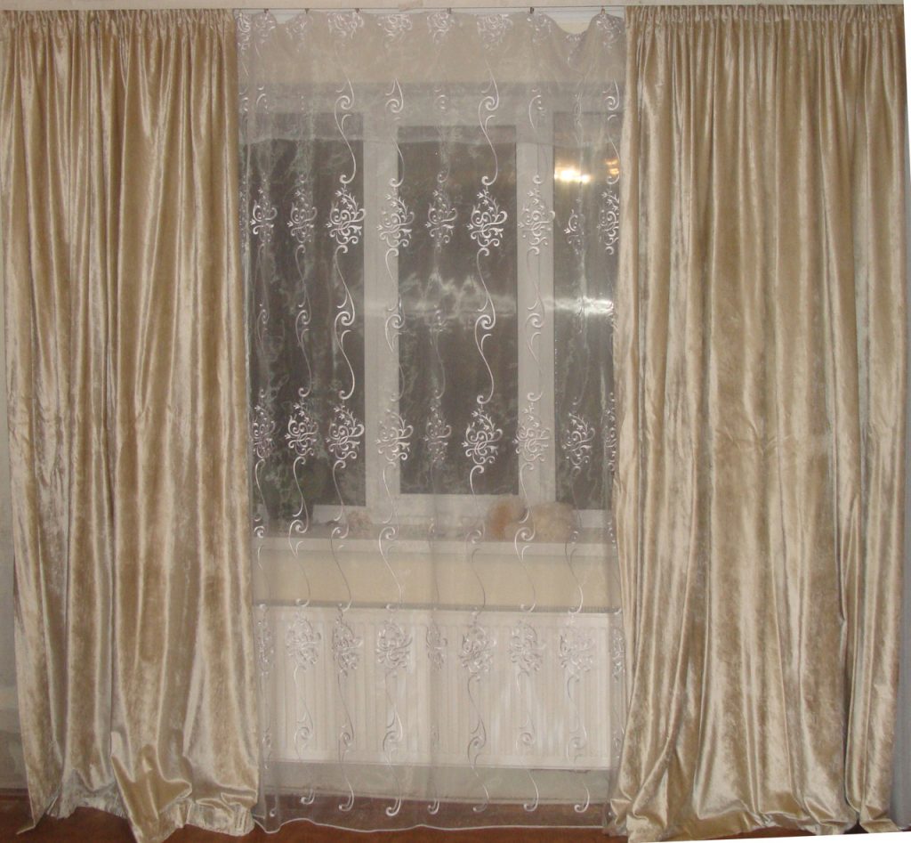 Штори Lumelle 220хПісочні Плюш (12ш)