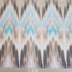 Комплект панельних фіранок Lumelle Zigzag 3 шт, карниз 100–150 см коричнево-блакитний (14_5п)
