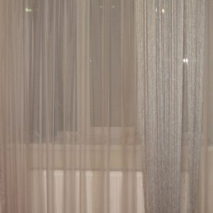 Нитки Lumelle срібло з люрексом 200х250см на люверсах (100_2т)