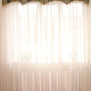 Ламбрекен Lumelle Damask з бахромою 2м зелений з золотистим (100_1_2м)