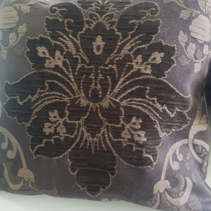 Комплект декоративних подушок Lumelle Damask 40х40см 2шт 35х30см 1шт венге (п_0676)