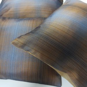 Комплект декоративних подушок Lumelle Pattern 40х40см 2шт 40х29см 1шт коричневі з блакитним (п_0680)