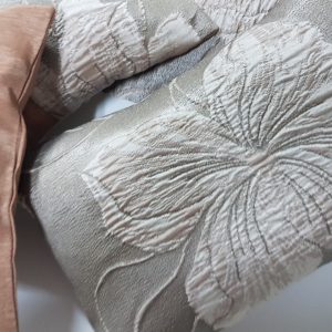 Комплект декоративних подушок Lumelle Flowers 40х40см 2шт 40х30см 1шт 40х25см 1шт 33х28см 1шт оливковий (п_0685)