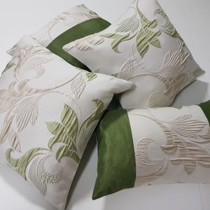 Комплект декоративних подушок Lumelle Plants 40х40см 2шт 35х40см 1шт 40х26см 1шт Салатовий (п_0686)