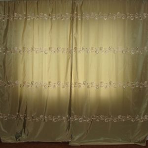 Штори Lumelle Тафта з горизонтальним малюнком оливкові (16ш)