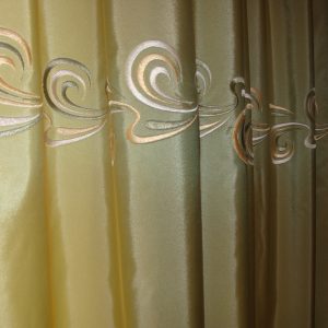 Штори Lumelle Тафта з горизонтальним малюнком оливкові (16ш)