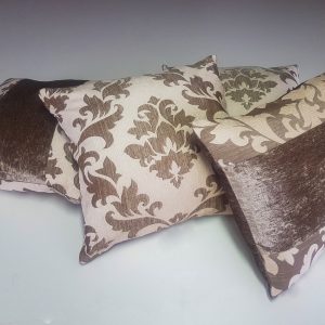 Комплект декоративних подушок Lumelle Damask 40х40см 3шт 40смх33см 1шт бежеві (п_0695)