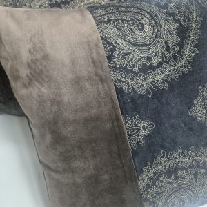 Комплект декоративних подушок Lumelle Damask 4шт чорний з бежевим (_0703)