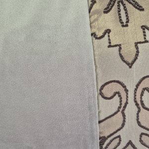 Комплект декоративних подушок Lumelle Damask двосторонні 2шт сірий із золотистим (п_0714)