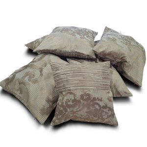Комплект декоративних подушок Lumelle Combi 40х40см 3шт 30х30см 2шт 40х25см 2шт коричневі (п_0004)