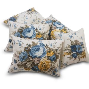 Комплект декоративних подушок Lumelle Flowers 30х40см 4шт 30сх18см 1шт кольорові (п_0089)