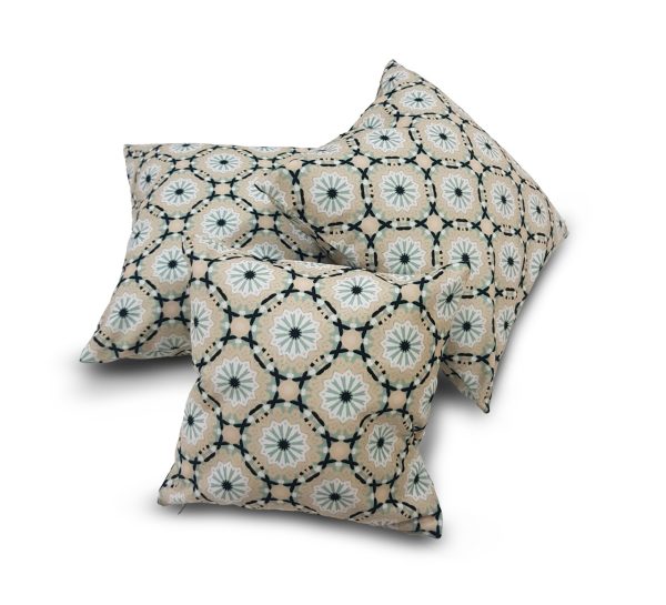 Комплект декоративних подушок Lumelle Pattern 36х36см 2шт 30х30см 1шт пісочні (п_0090)