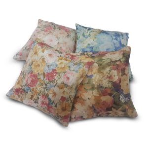 Комплект декоративних подушок Lumelle Flowers Aquarelle 30х30см 4шт різнокольорові (п_0110а)