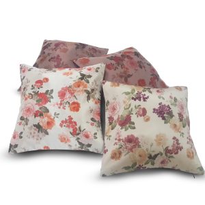 Комплект декоративних подушок Lumelle Flowers 30х30см 4шт різнокольорові (п_0112а)