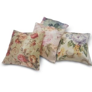 Комплект декоративних подушок Lumelle Flowers 30х30см 4шт різнокольорові (п_0112а)