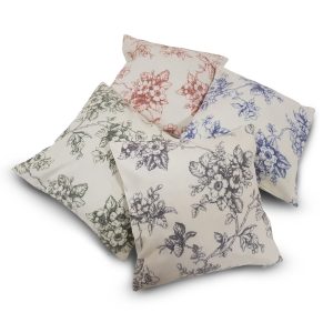 Комплект декоративних подушок Lumelle Flowers 30х30см 4шт різнокольорові (п_0113)
