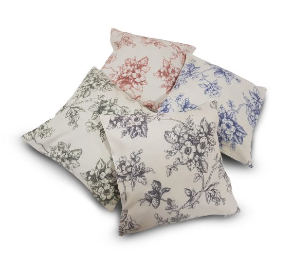 Комплект декоративних подушок Lumelle Flowers 30х30см 4шт різнокольорові (п_0113)