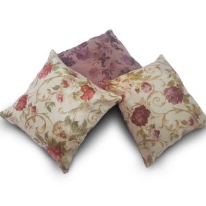 Комплект декоративних подушок Lumelle Rose 30х30см 3шт бежеві (п_0113а)