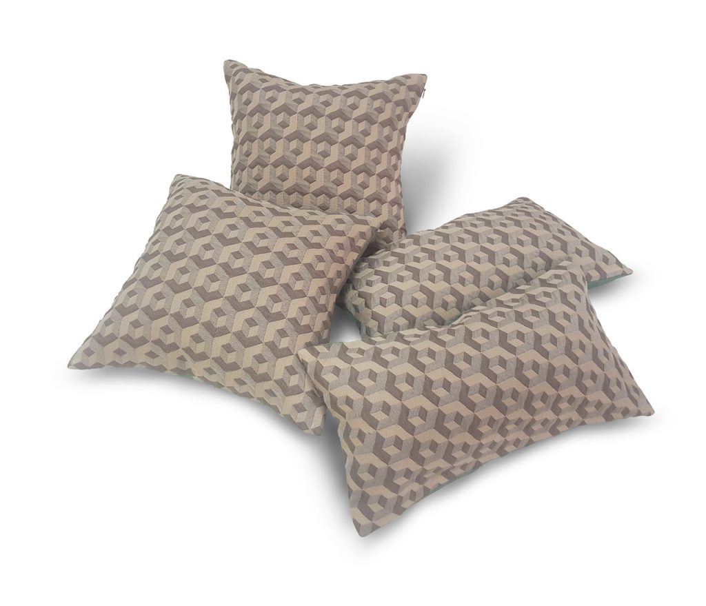 Комплект декоративних подушок Lumelle Pattern 30х30см 2шт 40х22см 2шт бежеві та бірюзові (п_0177)
