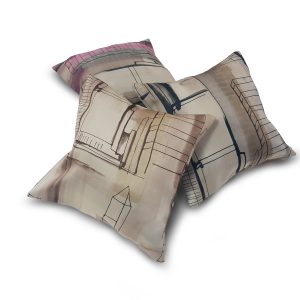 Комплект декоративних подушок Lumelle Letters  Abstract  32х32см 3шт (п_0187)