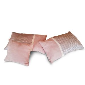 Комплект декоративних подушок Lumelle Simple 50х30см 2шт 28х28см 1шт сірі та бежеві (п_0014)