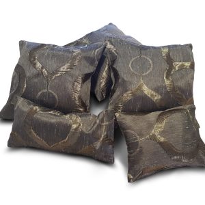 Комплект декоративних подушок Lumelle Abstract 30х30см 3шт 30х15см 1шт 24х18см 1шт бронзовий (п_0034)