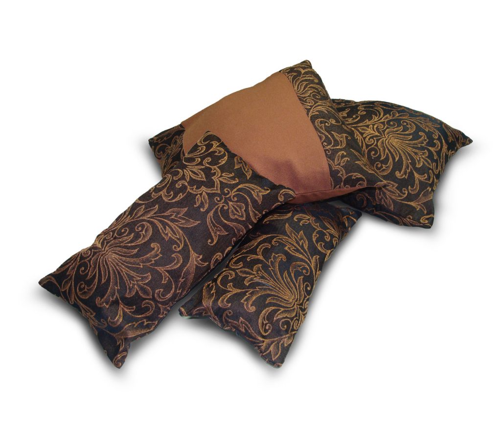 Комплект декоративних подушок Lumelle Damask 4шт Теракотовий (п_0203)