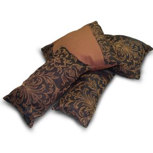 Комплект декоративних подушок Lumelle Damask 4шт Теракотовий (п_0203)