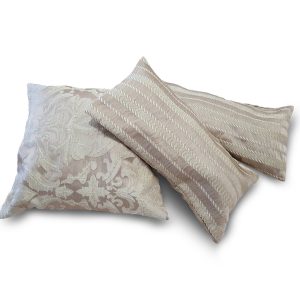 Комплект декоративних подушок Lumelle Damask Line 38х38см 1шт 40х20см 2шт бежеві (п_0221)