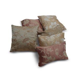 Комплект декоративних подушок Lumelle Flowers 30х30см 3шт 30х19см 3шт бежеві (п_0342)