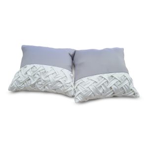 Комплект декоративних подушок Lumelle Hand Made 34х32см 2шт сірі (п_0352)