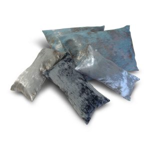 Комплект декоративних подушок Lumelle Abstract 44х30см 2шт 15х30см 3шт бежеві з блакитним (п_0383)