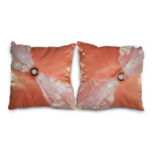 Комплект декоративних подушок Lumelle Hand Made 40х40см 2шт персикові (п_0385)