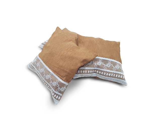Комплект декоративних подушок Lumelle Hand Made 40х40см 3шт Коричневі (п_0409)