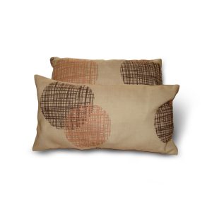 Комплект декоративних подушок Lumelle Pattern 46х26см 2шт пісочні (п_0422)