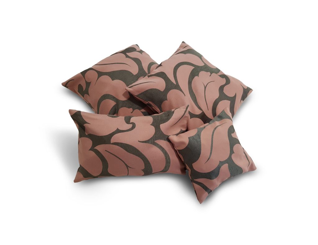 Комплект декоративних подушок Lumelle Abstract 40х40см 2шт 40х25см 1шт 25х25см 1шт Теракотові (п_0501)