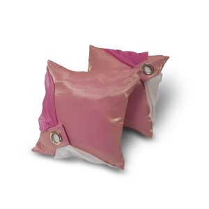 Комплект декоративних подушок Lumelle Hand Made з бантами 40х40см 2шт рожеві (п_0552)