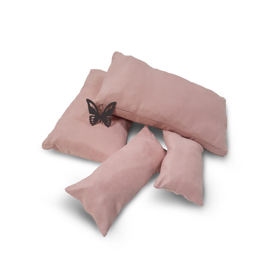 Комплект декоративних подушок Lumelle Simple 45х24см 2шт 32х16см 1шт 22х25см 1шт пудрові (п_0589)