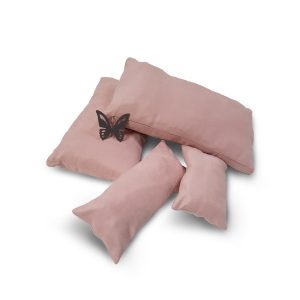 Комплект декоративних подушок Lumelle Simple 45х24см 2шт 32х16см 1шт 22х25см 1шт пудрові (п_0589)