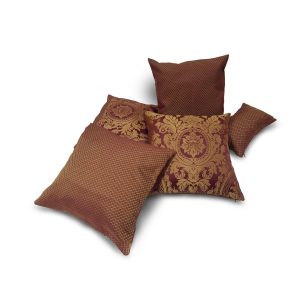 Комплект декоративних подушок Lumelle Clasic 38х38см 3шт 38х35см 1шт 31х18см 1шт теракотові (п_0596)