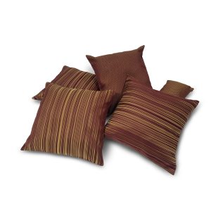 Комплект декоративних подушок Lumelle Clasic 38х38см 3шт 38х35см 1шт 31х18см 1шт теракотові (п_0596)