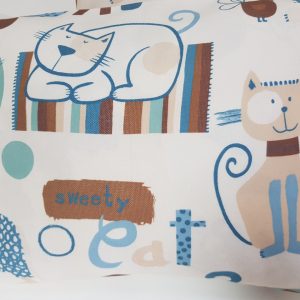 Комплект декоративних подушок Lumelle Cats 45х35см 3шт молочні (п_0626)