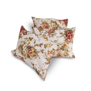 Комплект декоративних подушок Lumelle Flowers Rose 45х35см 3шт молочний (п_0642)