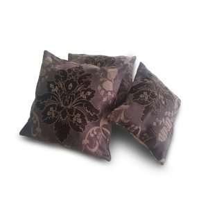 Комплект декоративних подушок Lumelle Damask 40х40см 2шт 35х30см 1шт венге (п_0676)