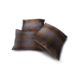 Комплект декоративних подушок Lumelle Pattern 40х40см 2шт 40х29см 1шт коричневі з блакитним (п_0680)
